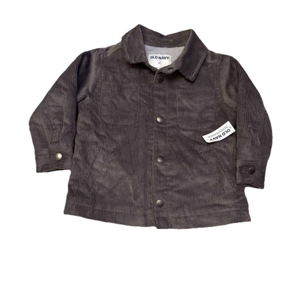 Old Navy Charcoal Corduroy Jacket nwt